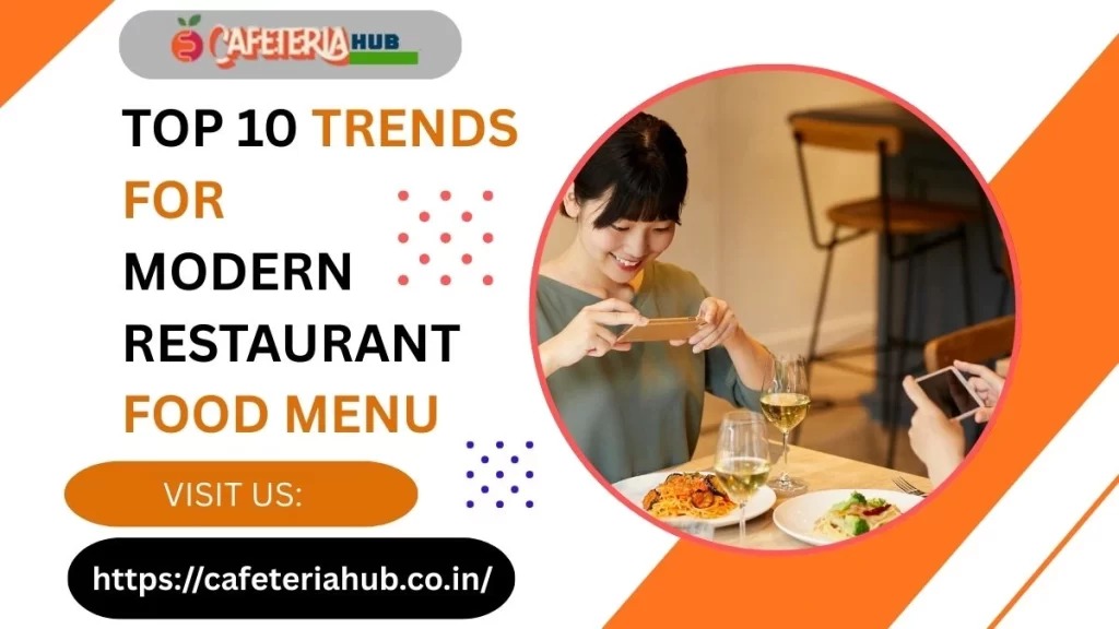 Modern Restaurant Food Menus