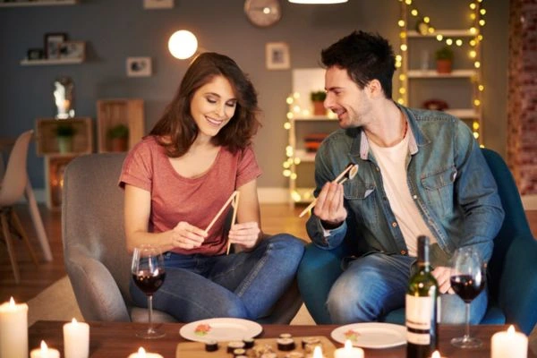 Couples night romantic hub