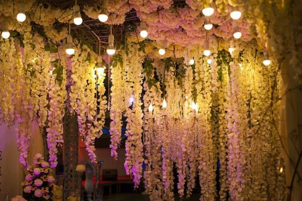 Wedding event immersive decor