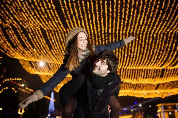 Wedding event lighting statement