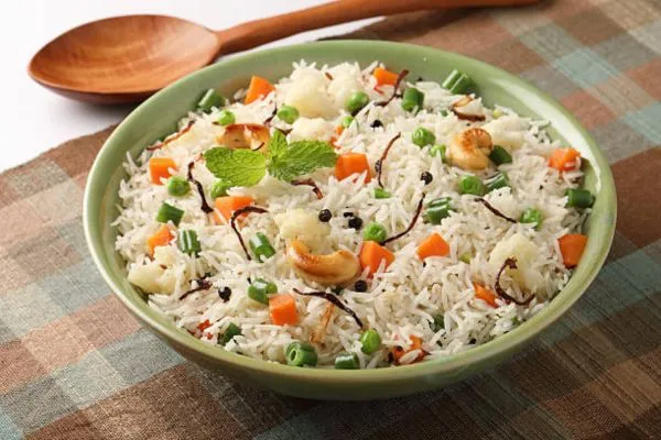 Dinner menus Asian Vegetarian