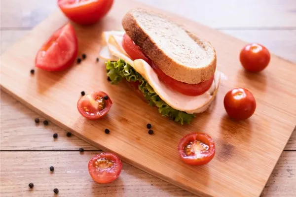 Dinner menus Fresh Californian spread