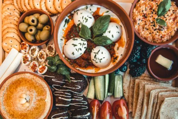 Dinner menus Mediterranean Mezze