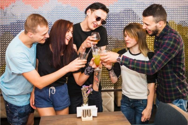 Cocktail bar party theme